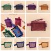 Lipstick Cosmetic Bag Clear Mesh Bag Change Storage Bag Retro Color Card Bag Mini Coin Purse  Men