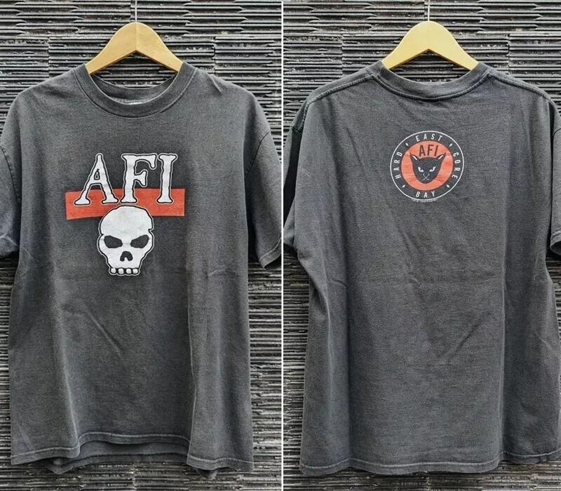 90’s AFI East Bay Hardcore TShirt 2 Side Basic Style Unisex S5XL Unisex T-Shirt XXL