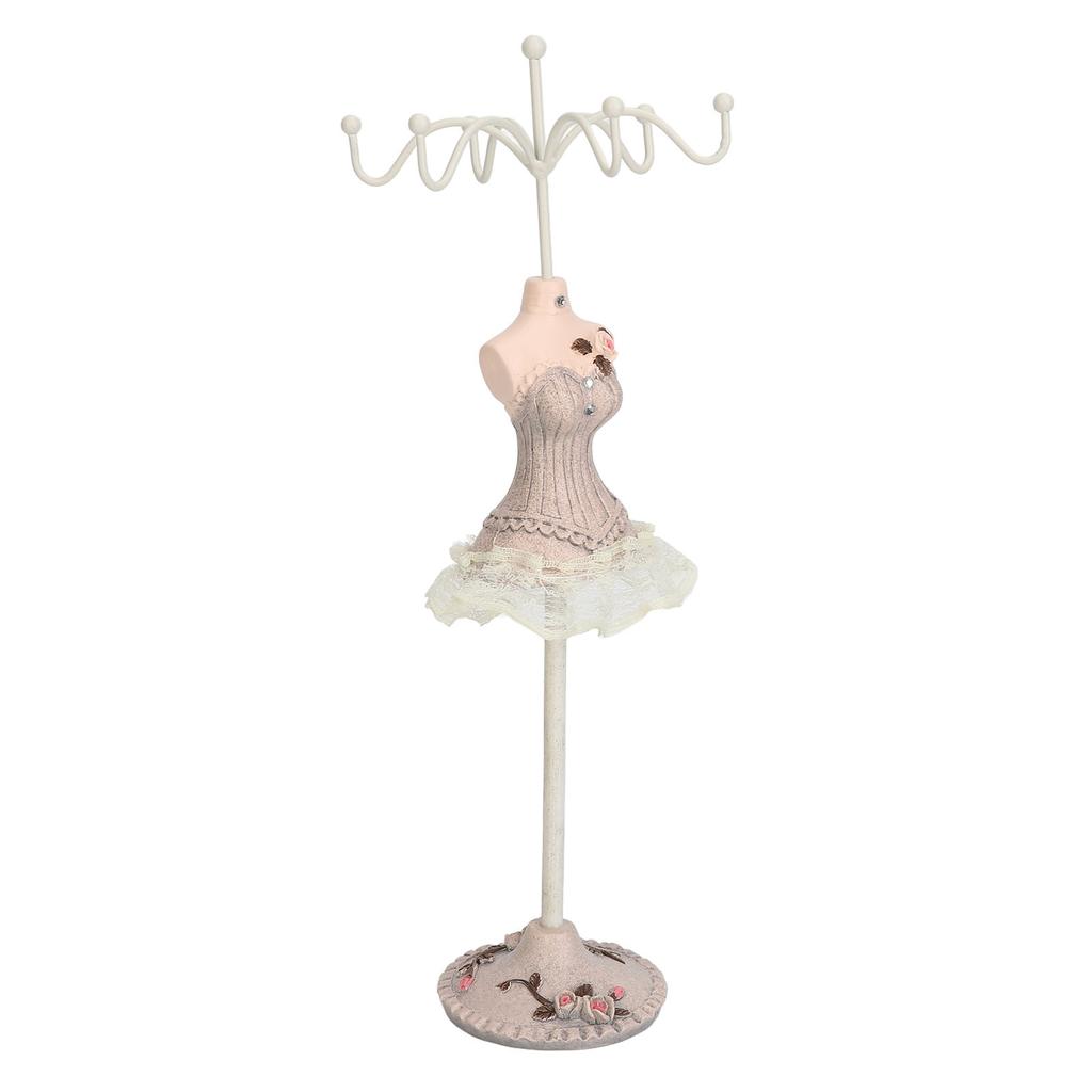 Mannequin Dress Jewelry Display Stand Model Dress Earrings Necklace Jewelry   Decorative Jewelry Doll Holder