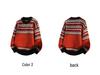 Autumn 2025 Retro Ethnic Round Neck Knit Sweater Coat