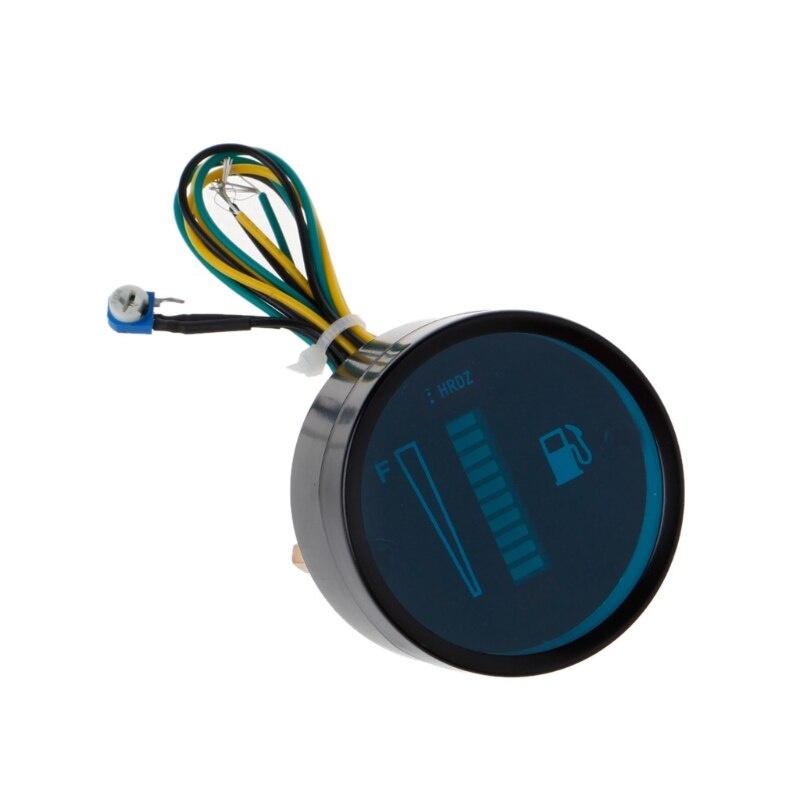 2" 52mm universal pentru mașină motocicletă indicator pentru nivelul de combustibil 8 LED display 12V