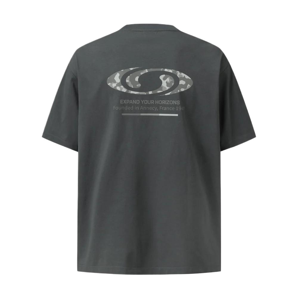 New SALOMON UNI SS25 LINK T Shirt Unisex Gray C28090