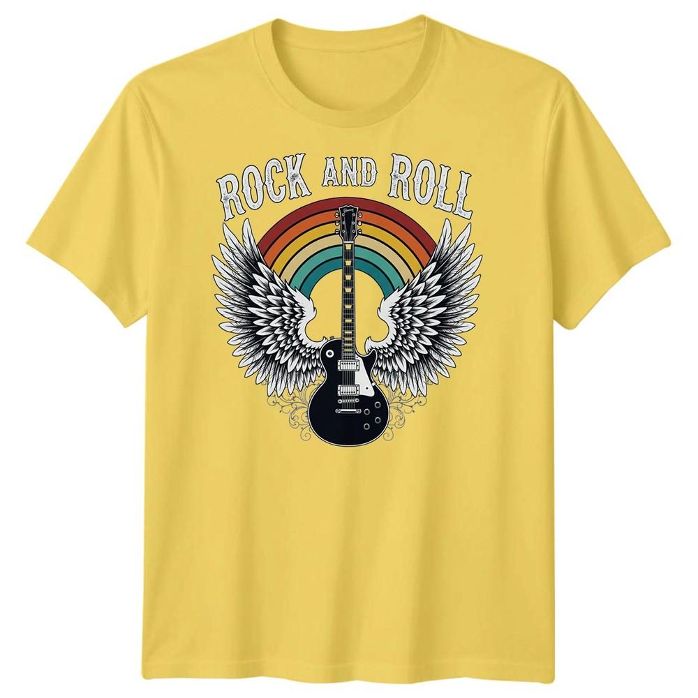 Guitar Heaven Rock N Roll Music Heavy Metal Unisexs Tshirt Tee Top