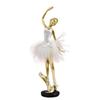 Artistic Resins Ballet Girl Figurine Ballerinas Sculpture Dancing Lady Statue for Desk or Book Shelf Display Ornament