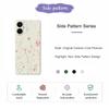 For Samsung Galaxy A07 4G Case Flower Pattern Printing Straight Edge TPU Phone Back Cover