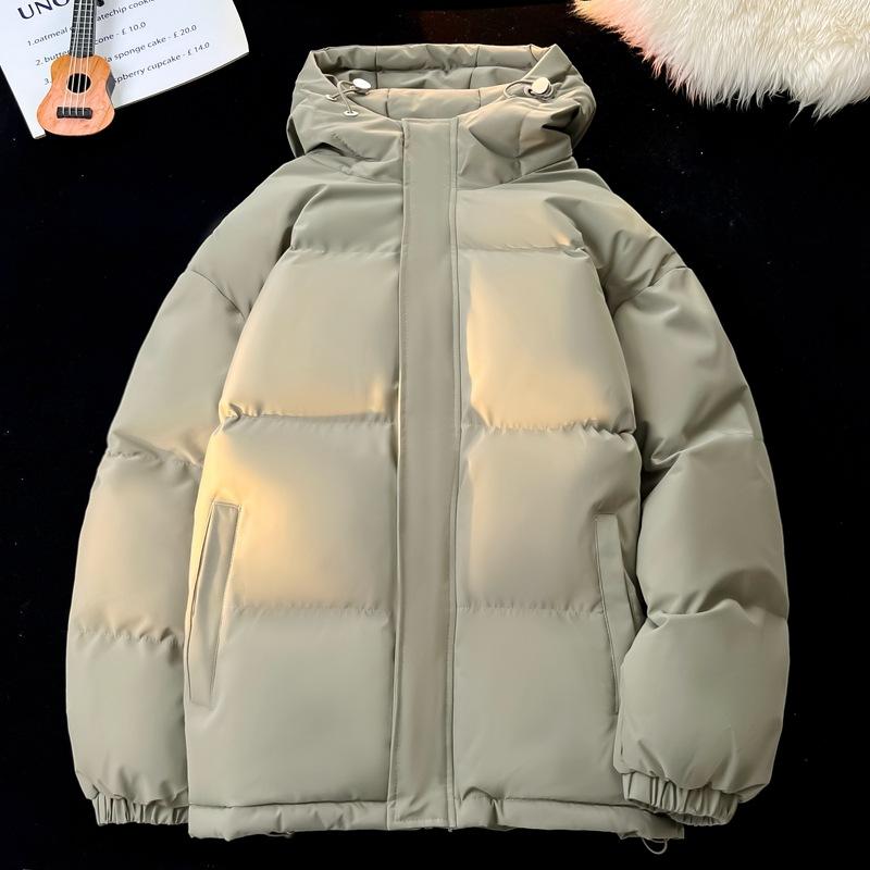 

Повседневная хлопковая куртка с капюшоном Унисекс зимняя куртка-пуховик большого размера утолщенный теплый топ модная хлопковая куртка 3XL