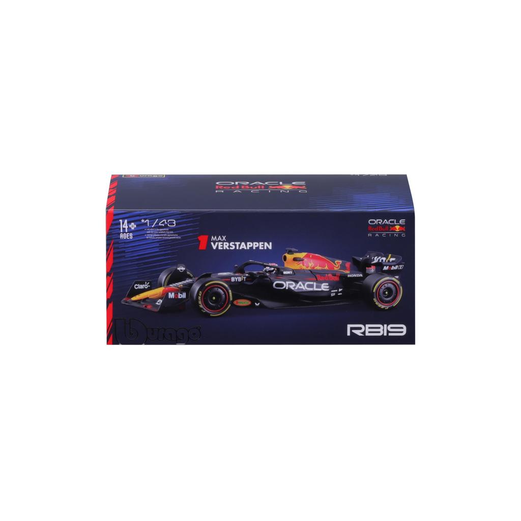 Bburago 2023 Model Scale Signature Series F1 Oracle Red Bull Racing RB19 Max Vetterben Race Sports Car Diecast Model 1/43 #1 18-38083 (#1)