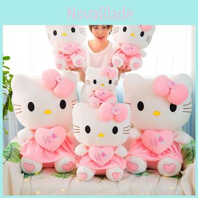 Cute Soft Hello Kitty Plush Toy W/ Cotton Filling 55/40/30 Cm
