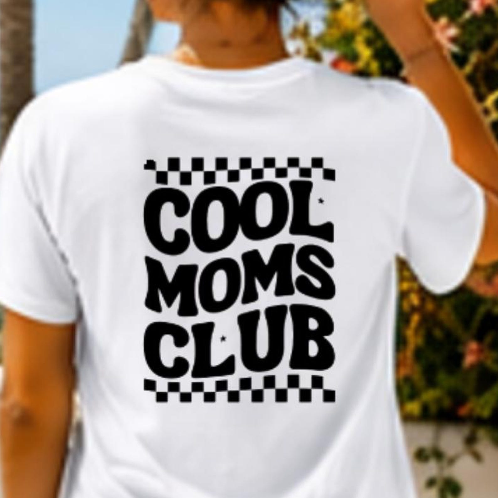 Cool Moms Club T-Shirt, Floral Mom Shirt, Trendy Mama Tee, Mother s Day Gift, Cute Mom Graphic Tee, Mom Life Shirt,6 2XL