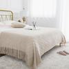 Coperta Plaid a Maglia con Nappe Morbida Stile Bohemien per Letto Divano Copriletto Decorazioni Coperte
