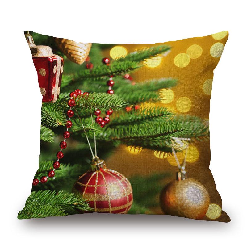 Classic Merry Christmas Xmas Gift Designed Throw Pillow Case Cover Cushion 18 X 18 Inch Ideal For Holiday Cheer And Comfort