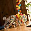 Bunte Glasbehälter mit Deckel Kristallgläser Süßigkeitenschalen Schmuckschatulle für Hochzeit, Weihnachtsfeier Dekorative Süßigkeitenschale