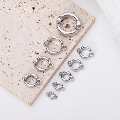 Papağan Ayak Halkaları Metal Evcil Hayvan Kuş Bacak Halkaları Açık Hava Sinek Eğitim Aktivitesi Kaybolmaz Açıklık Klipsi Tasma Aksesuarları 0,45 ila 1,15 CM