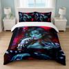 Beetlejuice Lydia Deetz Bedroom 3Pcs Bedding Set Soft Bed Sheet Pillowcases Home Bedding Decoration