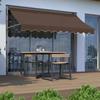 Tendalino Gazebo Impermeabili Telescopico Tessuto Anti-UV Oxford Negozio Esterno Banner Sostituzione Tendalino Tessuto di Ricambio Tenda da Porta