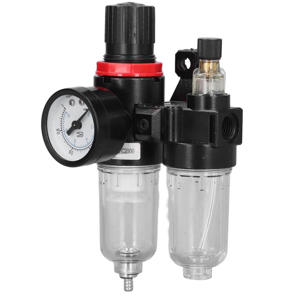 Luftkompressor Filter Regler Wasserdruck Schmierer Werkzeug Ölabscheider G1 4 Zoll AFC2000
