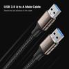 MOGOOD Przedłużacz USB Kabel USB 3.0 Męski do Męskiego (3m) Kabel USB do USB Kompatybilny z obudową HDD, aparatem, tabletem graficznym, TV boxem, aparatem,