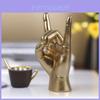 Rock Hand Gesture Resin Art Decor For Home Office Bar Lounge Gift Idea