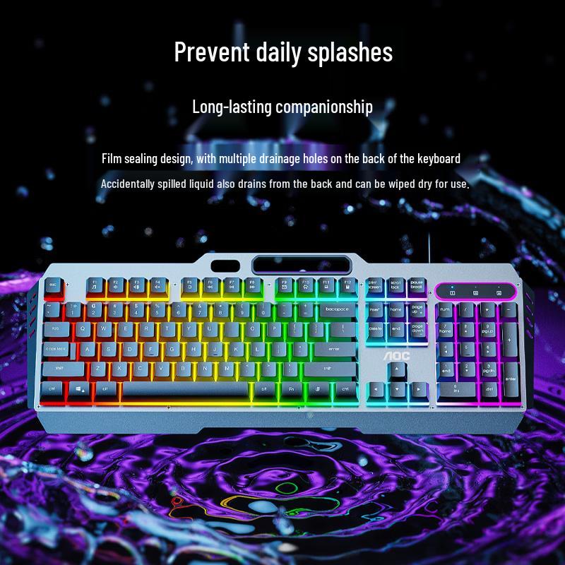 AOC KM410 Wired Mechanical Feel Keyboard and Mouse Combo