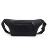 Crossbody Bag Men's Multi-Layer PU Shoulder Bag Business Chest Bag Commuter Waist Bag