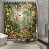 Enchanted Forest Douchegordijn - Multi-Stijl Badkamerdecoratie, Perfect voor Degenen Die van Door de Natuur Geïnspireerde en Praktische Designs Houden
