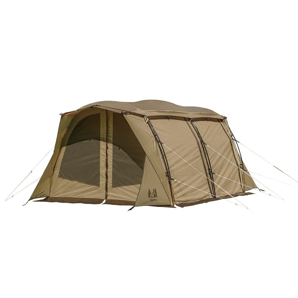 Ogawa Camping Outdoor Tunnel Tent Apollo S 2777 Sand Beige X Dark Brown [3 People]