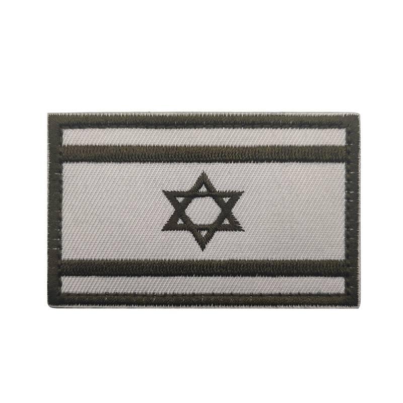 Emblem Flags Israel Velcro Embroidery Patch Cloth Backpack Accessory Decorations