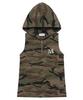 Mucent Kellen Metal Logo Camo Hooded Sleeveless (2 Colors)