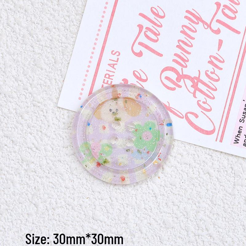 Handgemachte Harz-Cartoon-Eiscreme-Kleber-Ornamente für Kleidung und Taschen