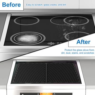 Electric Stove Top Cover Silicone Stove Top Cover Heat Resistant Silicone Stove Mat Space Saving Stove Top Protector For Home