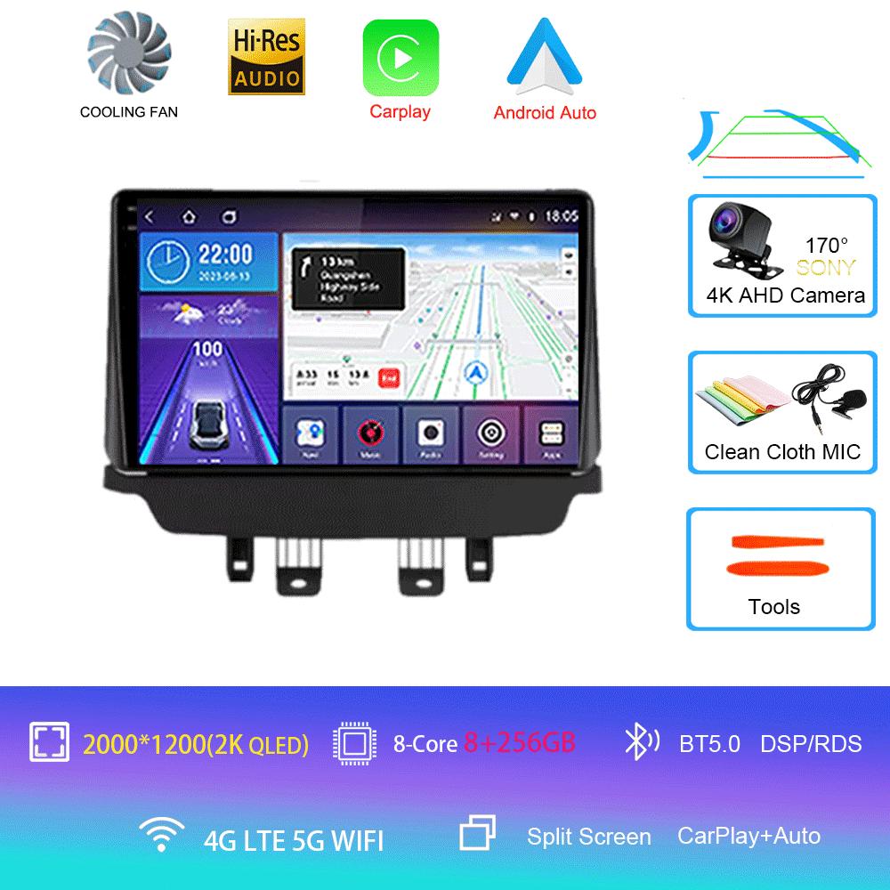 Android 14 Car Radio For Mazda CX-3 CX3 2 DK 2014 - 2021 Navigation GPS Multimedia Player WIFI Stereo Video BT Wireless Carplay