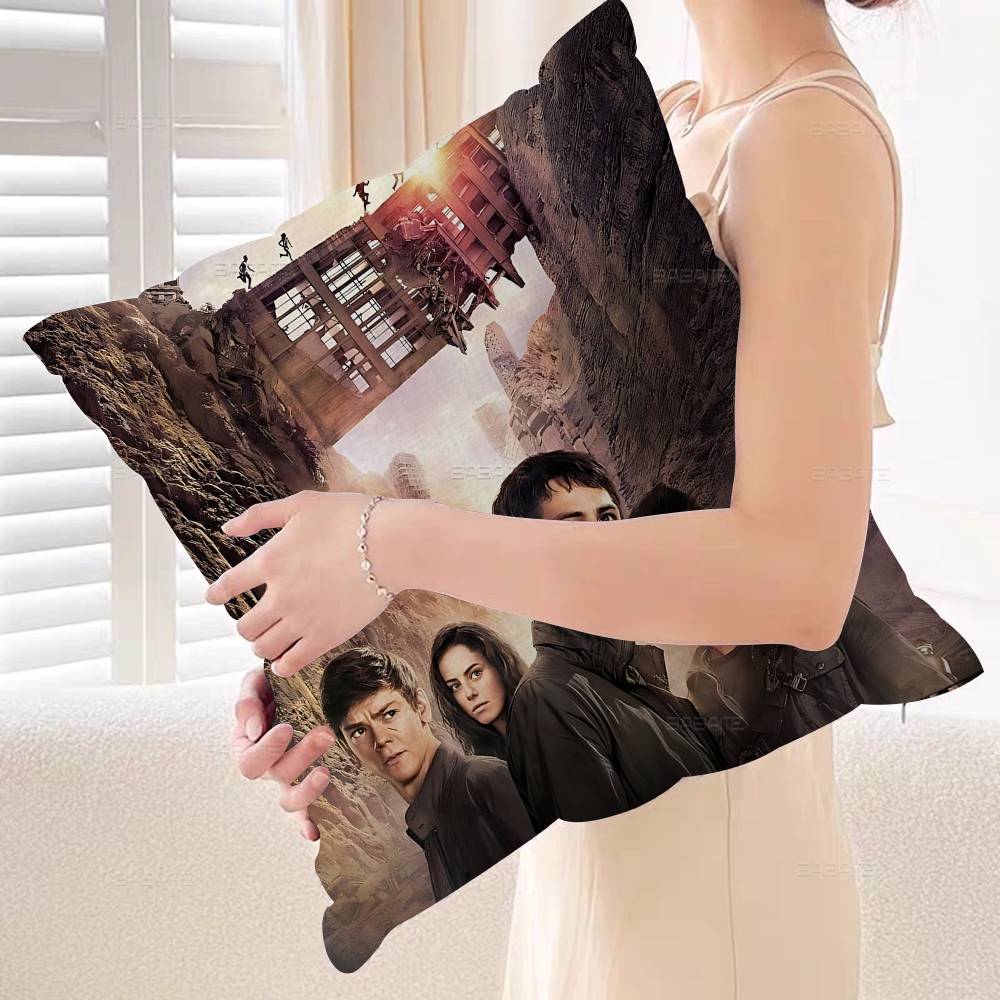 Movie The Maze Runner Series Anime Cushion Cover Decorative Pillow Sofa Home Decor Case Pillow Cases