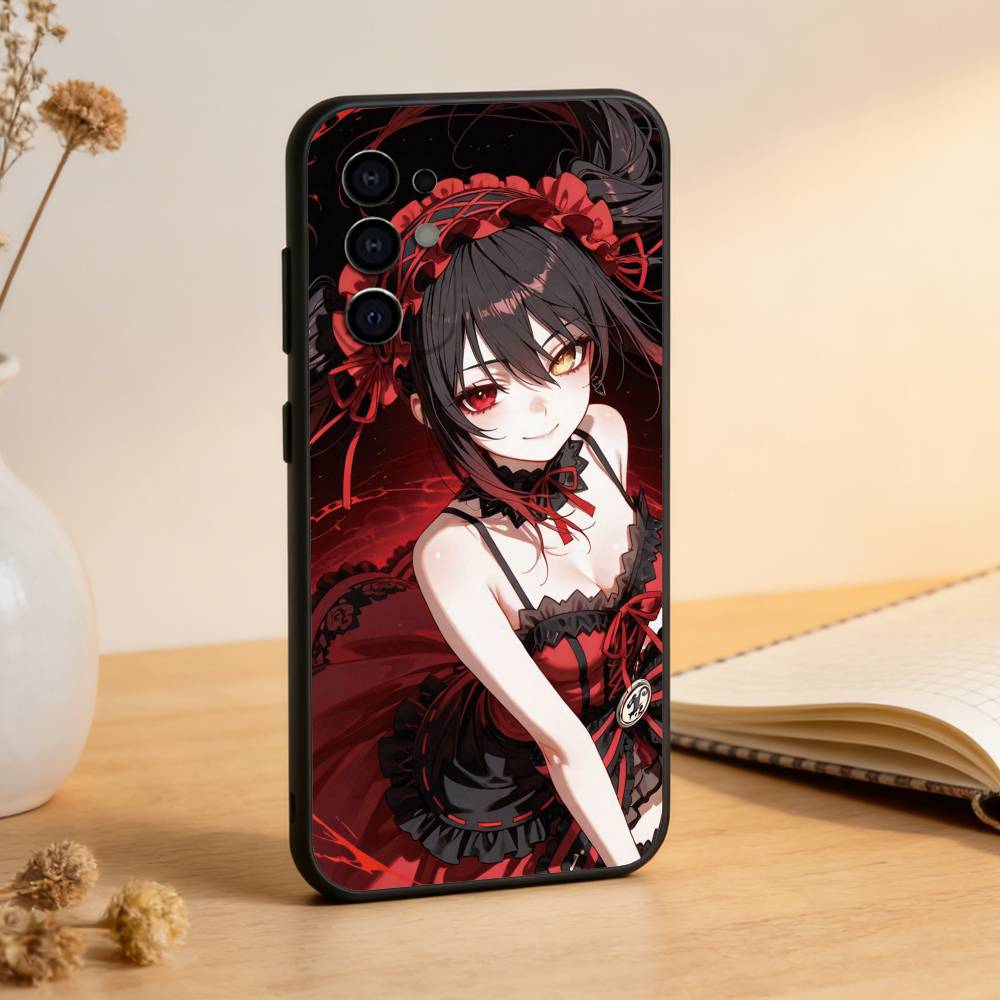 

Чехол для телефона Date A Live Токисаки Куруми Черный Силиконовый Мягкий Для Samsung S25,S24,S21,S22,S23,S30,Ultra,S20,Plus,Fe,Lite Samsung S30plus5G
