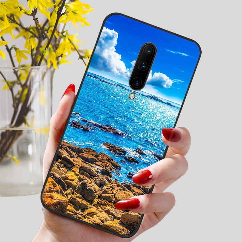 Phone Cover For Oneplus 7 Pro Case Lovely Printed TPU Silicon Soft Capa On for One Plus 7 7T Pro Oneplus7 7Pro Protection Covers