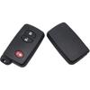 3 Buttons Replacement Key Fob Cover fit for Toyota Prius Highlander Prius C Prius V RAV4 Camry Keyless Entry Key Fob Shell