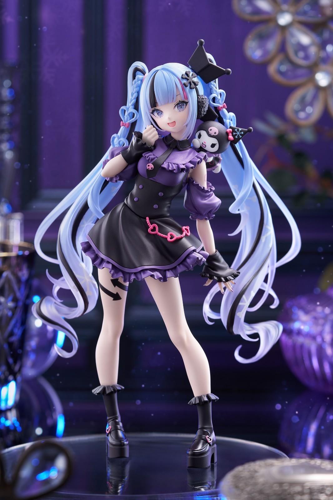 PSL Hatsune Miku Trio-Try-iT Figure Snow x Kuromi FuRyu Sanrio Japan