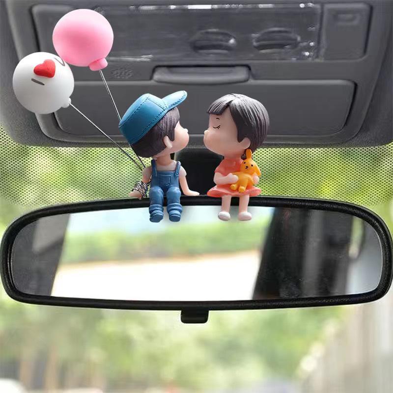 Creative Couple Car Dashboard Ornaments – Stylish Interior Decor
