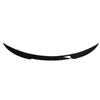 3PCS Car Rear Spoiler Wing Bright Black 120cm Low Noise Lightweight Shockproof Universal for Vehicle