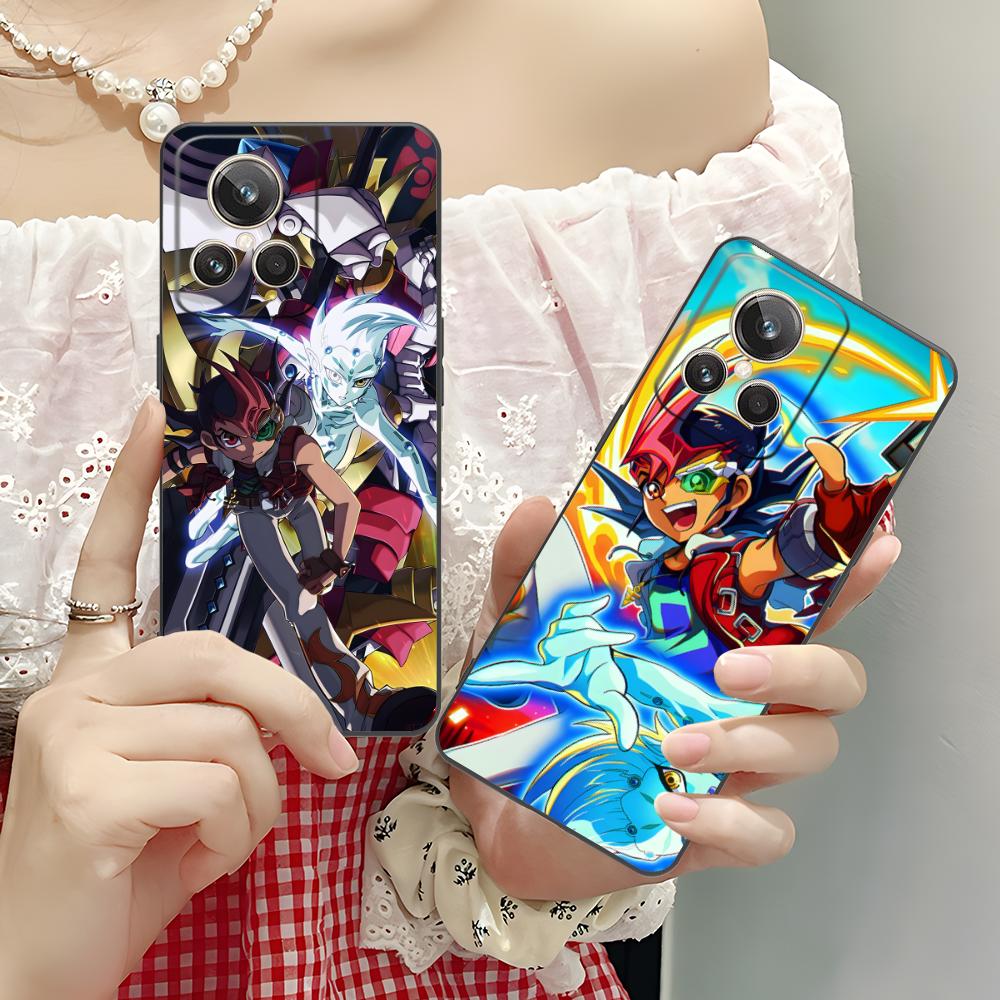Yugioh Yuma Tsukumo Mobile Phone Case for Realme 15 14 13 12 11 10 9 Pro Plus T i Lite 5G Colorful Printing Cover Cover Luxury