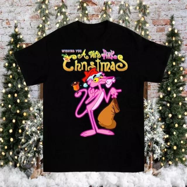 

New Pink Panther T Shirt Xmas Christmas Gift S5XL KK2231 Unisex T-Shirt M