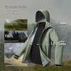 Beneunder Men's 3-in-1 Detachable Hood Air Fleece Softshell Jacket