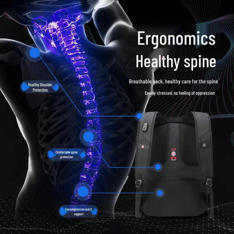 CROSSGEAR Batoh na notebook velkokapacitní ve stylu švýcarského armádního nože