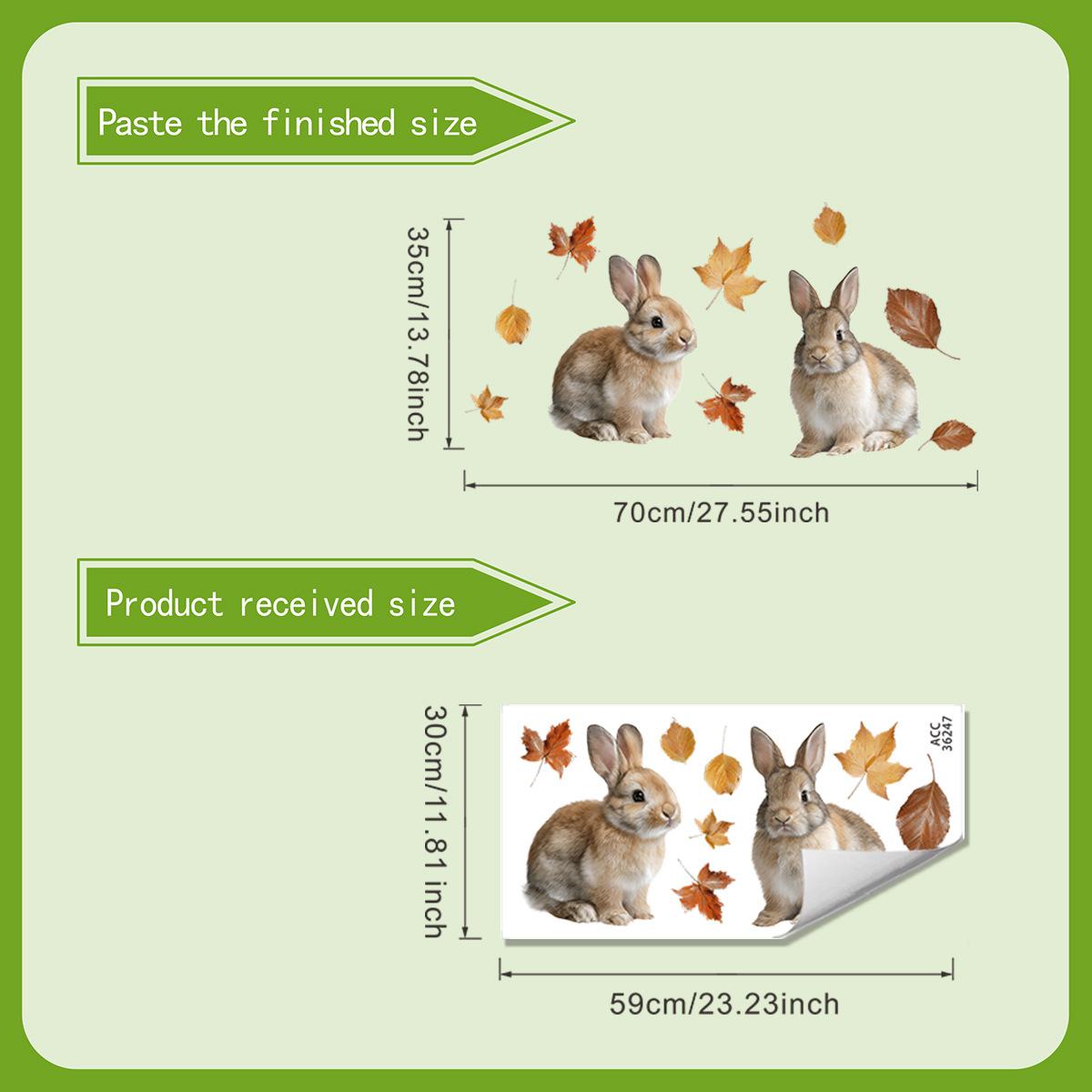 

Waterproof, Sun-resistant, Removable Without Damaging The Wall. Home Decoration Renewal. Natural Forest Style Stickers.