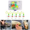 5Pcs Catfishing Rig Catfishing Float Rigs Rattle FloaterTackle for Catfishing Fishing 6/0 8/0 10/0 Circle Hook