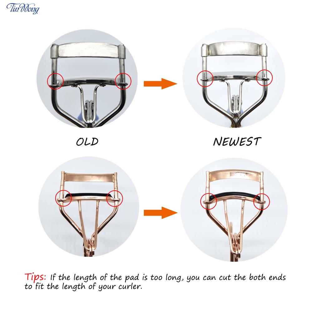 24 bucăți/cutie Tampoane de înlocuire pentru ondulator de gene Tip universal ondulat Tampă de silicon cu elasticitate ridicată pentru ondulatorul de gene pentru frumusețea feței