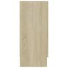 Display Cabinet Sonoma Oak 120x30.5x70 cm Engineered Wood