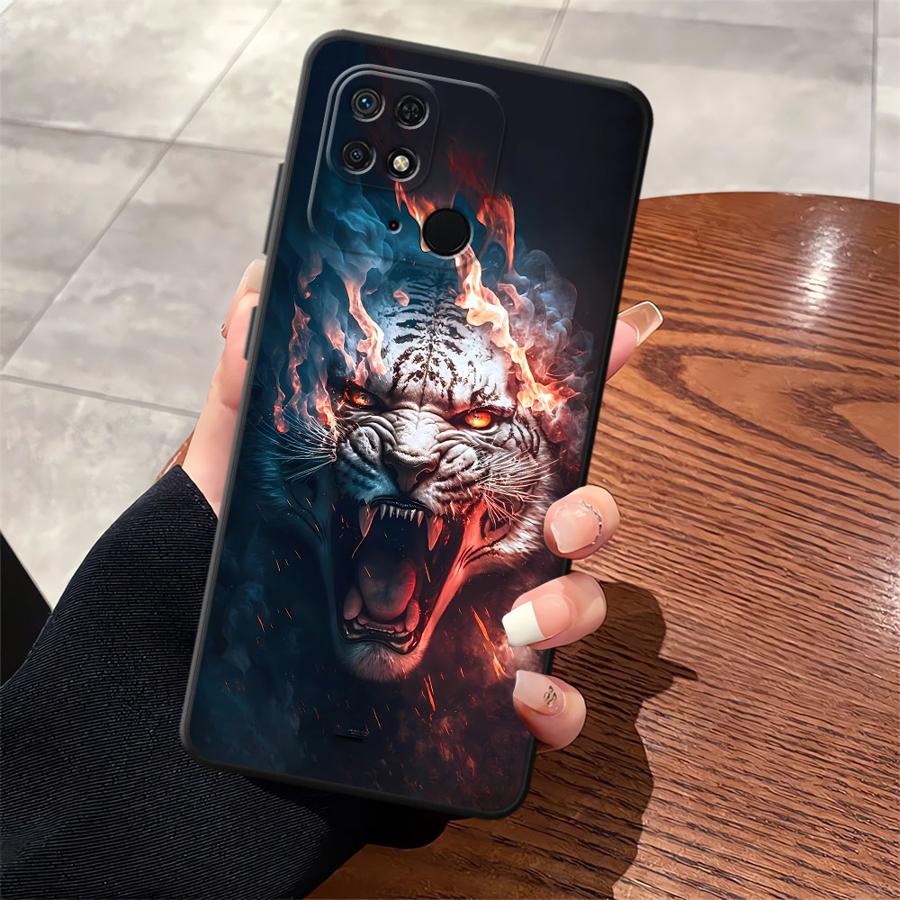 Cool Animal Tiger Lion Horse Funda Phone Cover Case for Xiaomi Redmi A4 A5 10 A1 A2 Plus K40 K80 Pro 13C 14C A3 12C 9