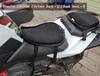 M Size 3 Layers Motorcycle 3D Mesh Cushion PVC Anti-Skid Net Fabric Seat Cover