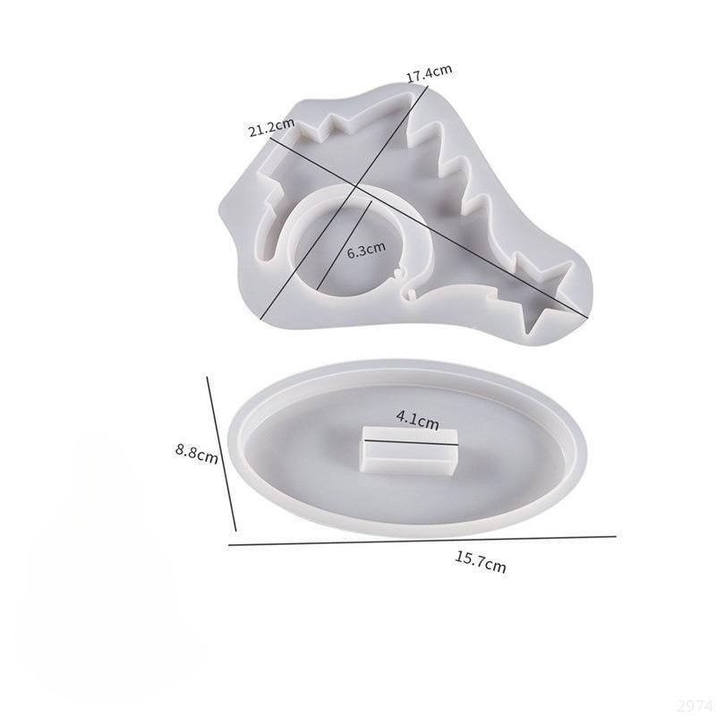 DIY Christmas Decorations Christmas Tree Clay Mold Silicone Mold Photo Frame Silicone Mold Suitable for Plaster Concrete Craft