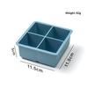 Food Grade Silicone Ice Tray 4/6 Grid Large Cubes Perfect for Summer Parties
